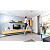 KRAUSE SAFETY drabina aluminiowa 5 stopni z PÓŁKĄ